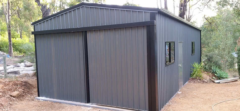 Single Sliding Door - Floreat - Supplied and Build by Roys Sheds