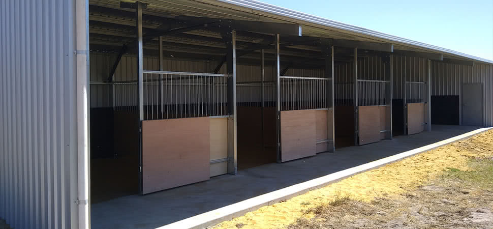 Stable - St James - Supplied and Build by Roys Sheds