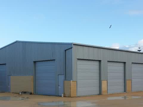 Garage   Light Aircraft Hanger   Supplied and Build by Roys Sheds